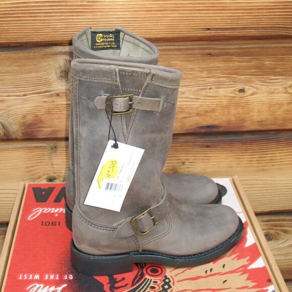 Chippewa 5.5 Womens Light Brown Harness Boots - Picture 3 of 9